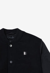 Givenchy Kids Boys 4G Logo Bomber Jacket Black H30362-BPL/P_GIV-09B