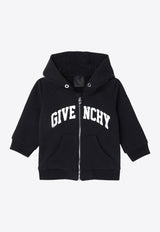 Givenchy Kids Baby Boys Logo Print Zip-Up Hoodie Black H30466-ACO/P_GIV-09B