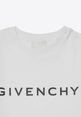 Givenchy Kids Babies Logo Print T-shirt White H30470-ACO/P_GIV-10P