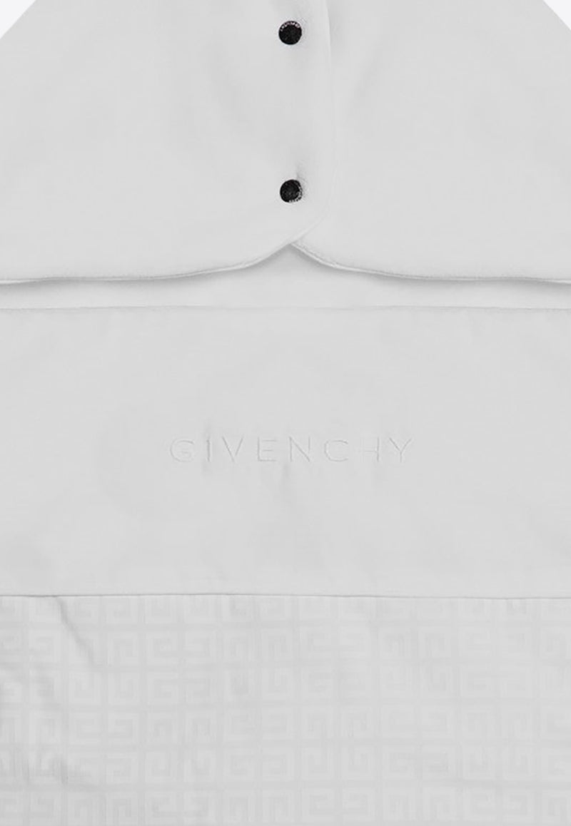 Givenchy Kids Babies 4G Monogram Sleeping Bag  White H30502CO/P_GIV-10P