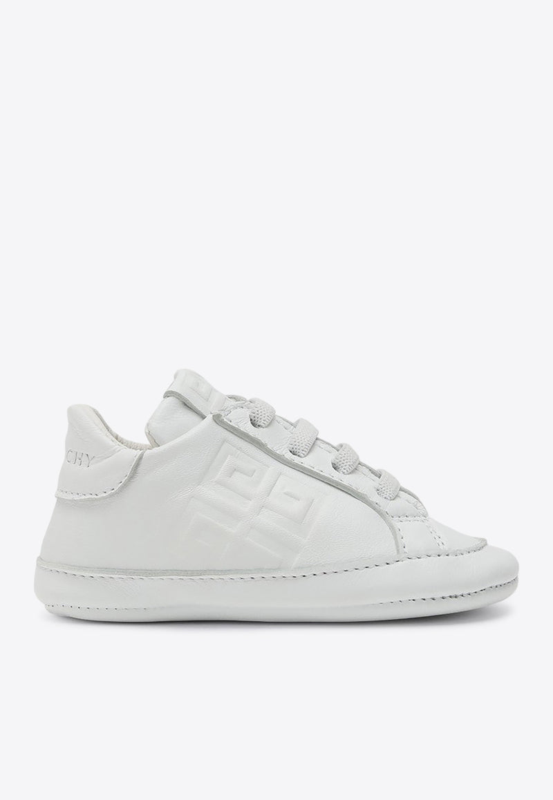 Givenchy Kids Babies 4G Monogram Low-Top Sneakers White H30523LE/P_GIV-10P