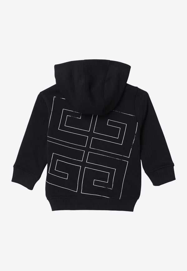 Givenchy Kids Boys 4G Logo Hooded Sweatshirt Black H30543-BCO/P_GIV-09B