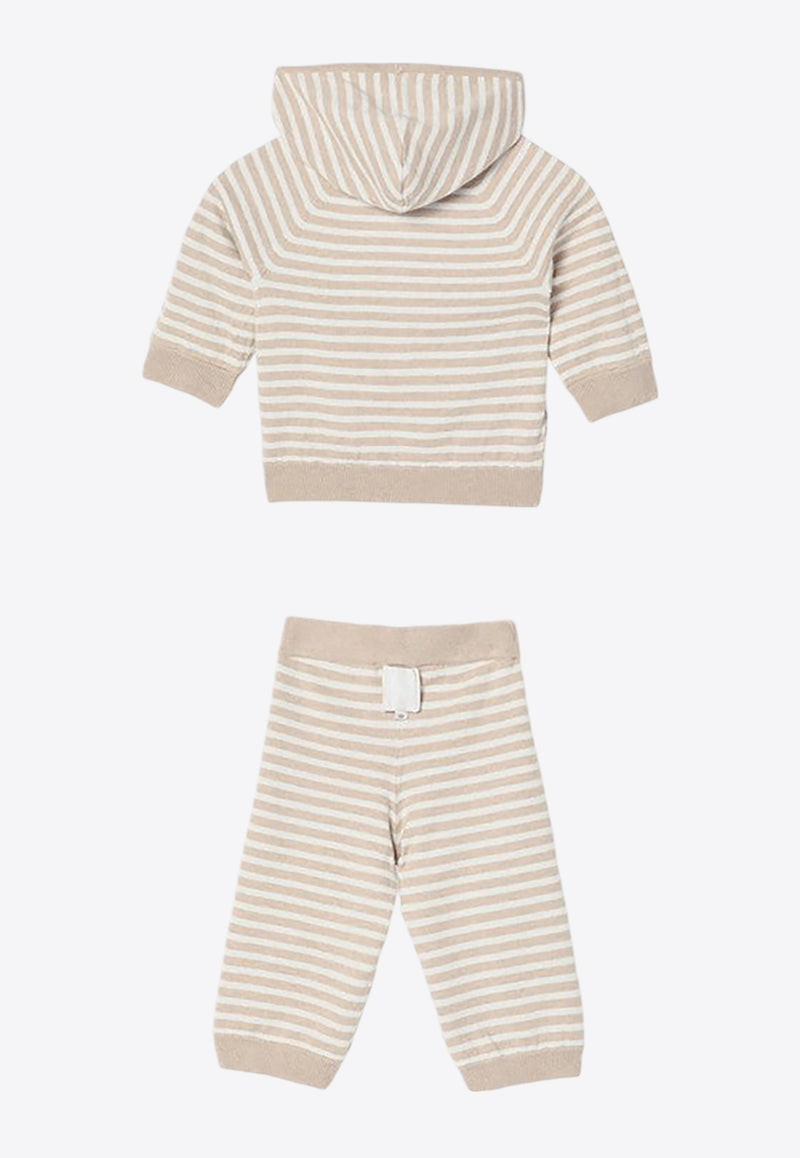 Givenchy Kids Babies 4G Reversible Sweatshirt and Pants Set Cream H30567CO/P_GIV-184