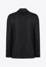 AMI PARIS Wool Double-Breasted Jacket  Gray HBV217WV0058/P_AMI-061