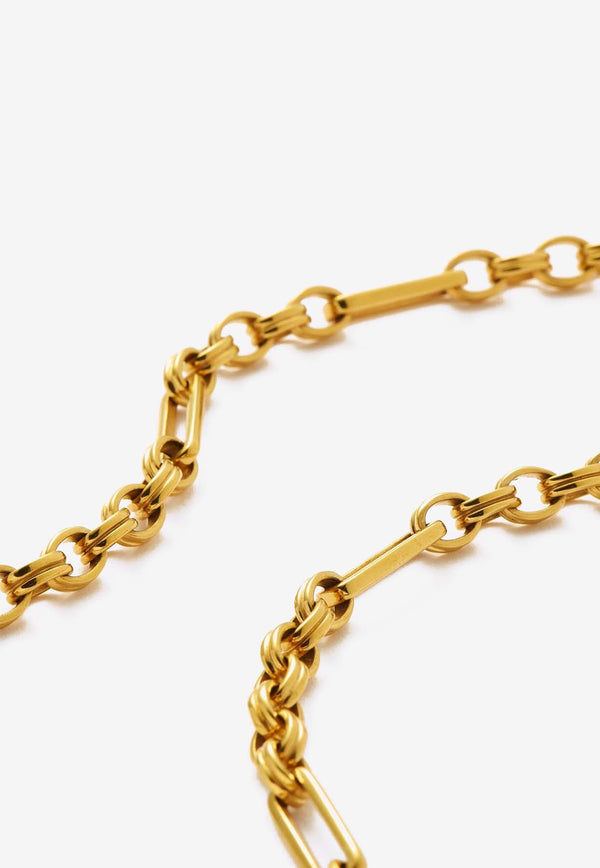 Missoma Jewellery Axiom Chunky Chain-Link Necklace Gold HE-G-N1-NSGOLD