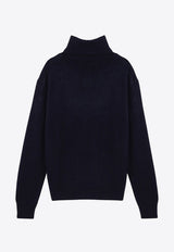 AMI PARIS Cashmere Turtleneck Sweater Blue HKS457005/P_AMI-4011