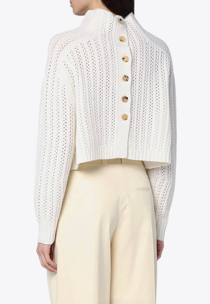 Max Mara Hodeida Knitted Sweater Vanilla HODEIDACO/P_MAXM-001