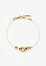 Missoma Jewellery X Harris Reed In Good Hands Beaded Bracelet Gold HR-G-B10-RBMGOLD