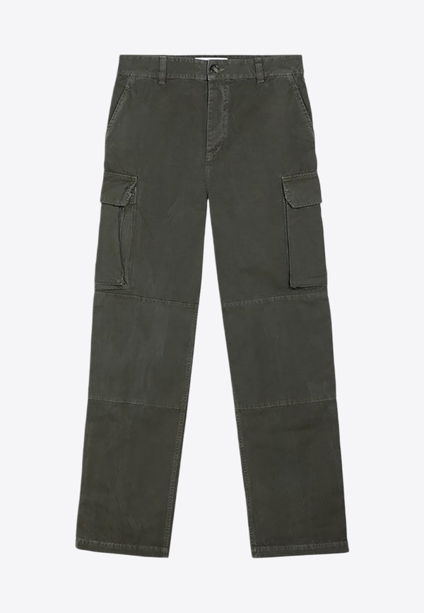 Loewe Straight-Leg Cargo Pants Green HSM1Y04W54CO/P_LOEW-4720