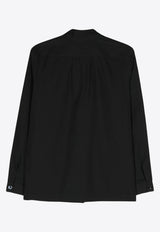 Tom Ford Long-Sleeved Pajama Shirt HXH002-FMC087S24 LB999 Black