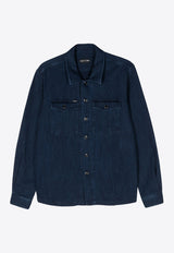 Tom Ford Long-Sleeved Denim Shirt HXH003-FMC113S24 HB902