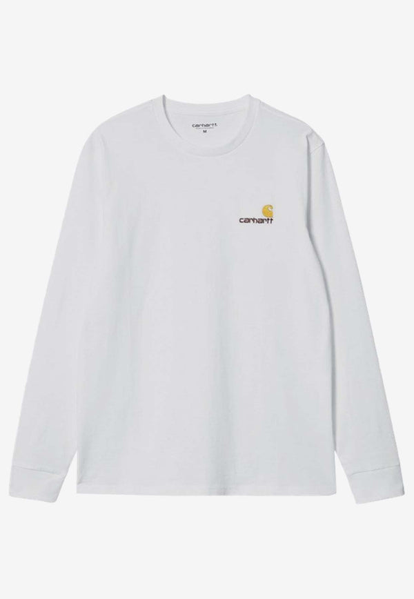 Carhartt Wip American Script Long-Sleeved T-shirt  White I029955CO/P_CARH-02XX