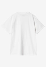 Carhartt Wip Script Embroidered T-shirt White I030435WHITE