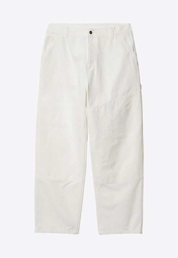 Carhartt Wip Basic Wide-Leg Pants White I031393CO/O_CARH-D602