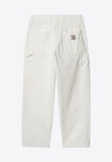 Carhartt Wip Basic Wide-Leg Pants White I031393CO/O_CARH-D602