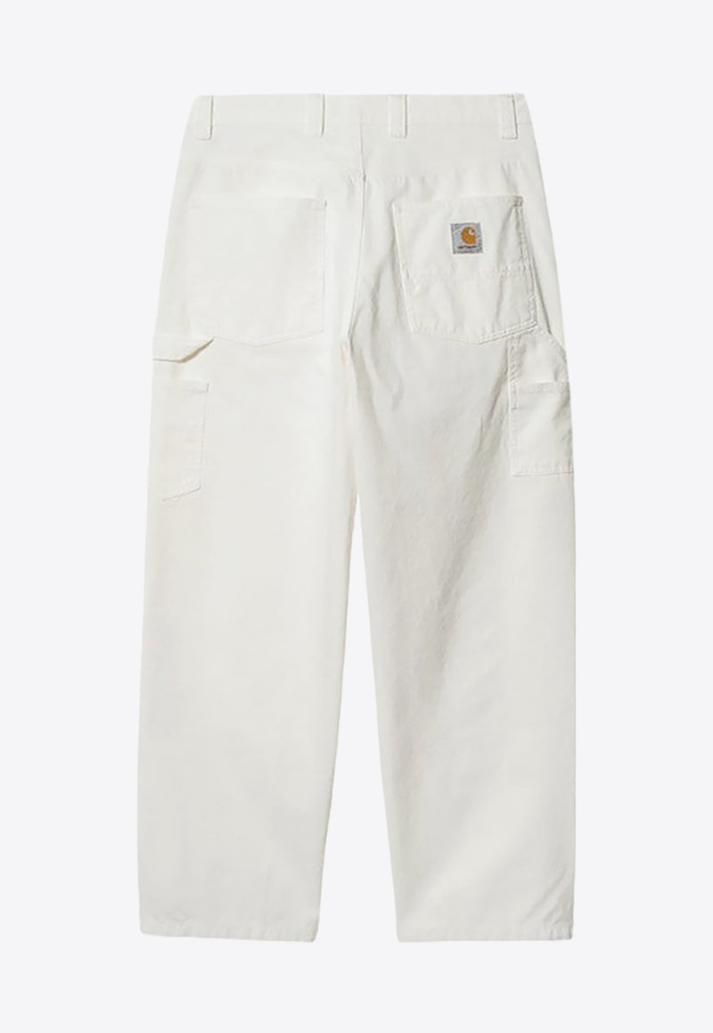 Carhartt Wip Basic Wide-Leg Pants White I031393CO/O_CARH-D602