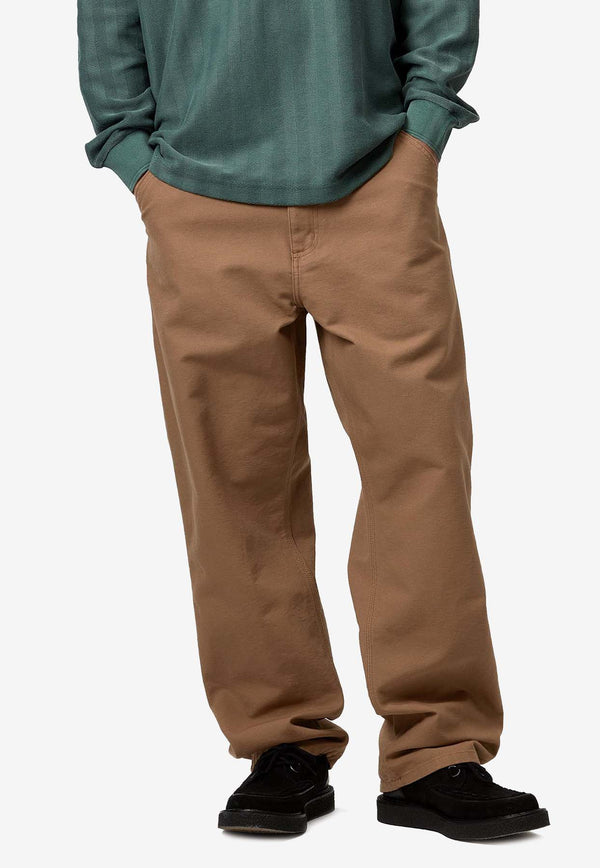 Carhartt Wip Single Knee Chino Pants Brown I031497BROWN