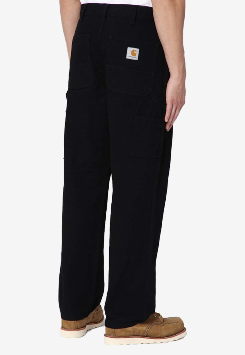 Carhartt Wip Single Knee Straight-Leg Pants Black I031497CO/Q_CARH-890232