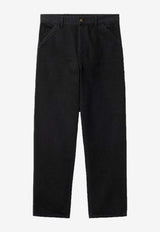 Carhartt Wip Single-Knee Relaxed Pants Black I031497CO/P_CARH-8902