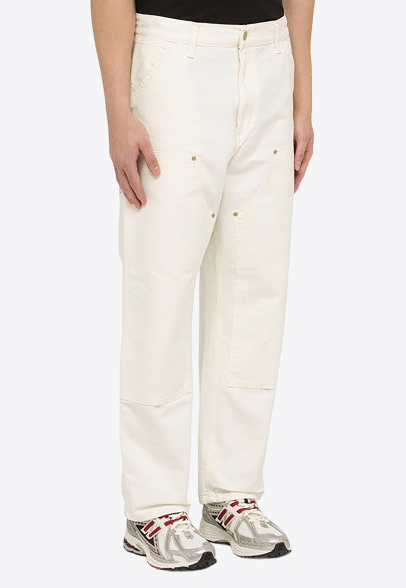 Carhartt Wip Double Knee Cargo Pants White I031501CO/O_CARH-D602