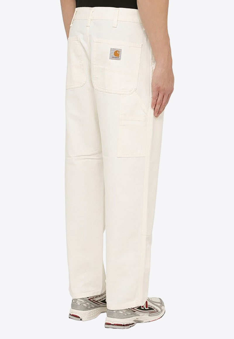 Carhartt Wip Double Knee Cargo Pants White I031501CO/O_CARH-D602