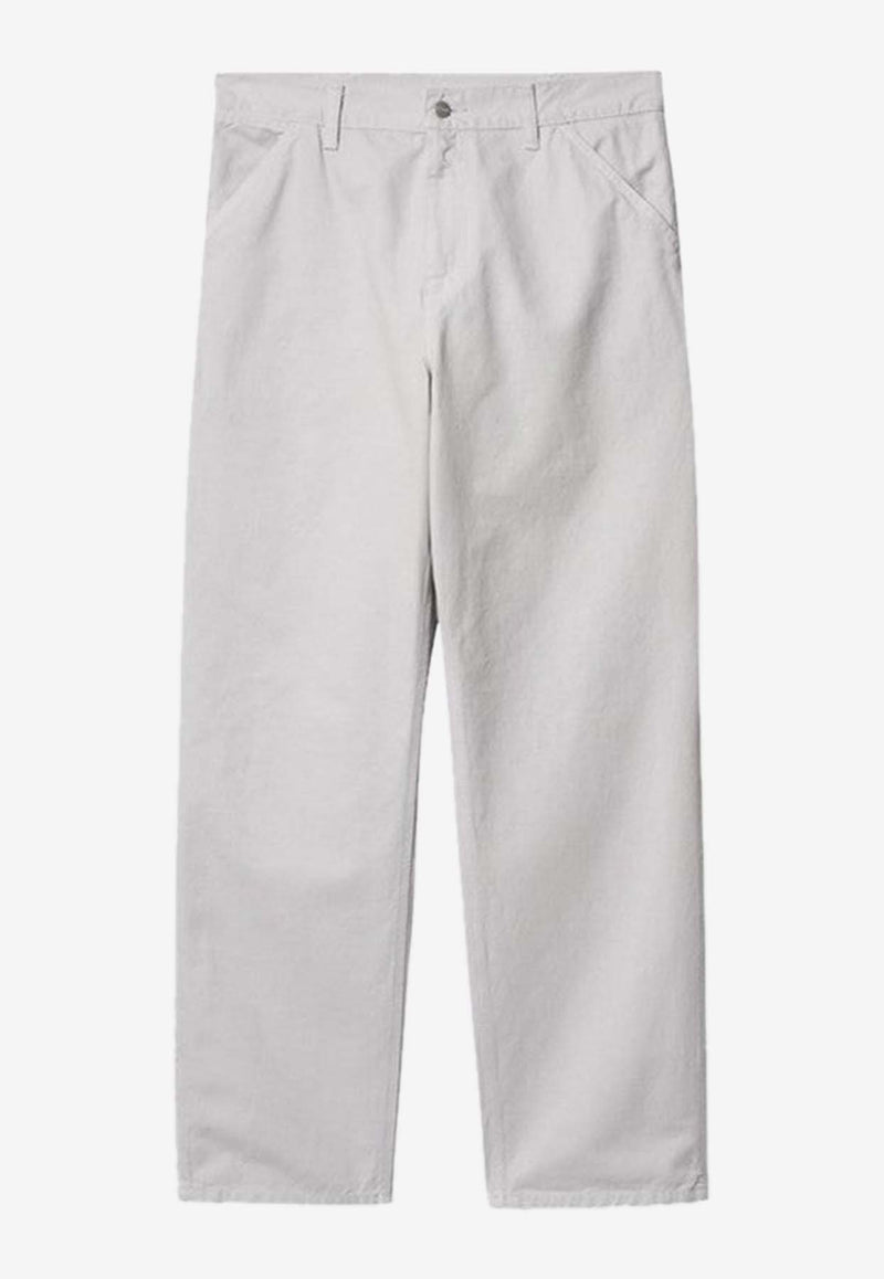 Carhartt Wip Basalt Double-Knee Pants White I031501CO/P_CARH-29J02