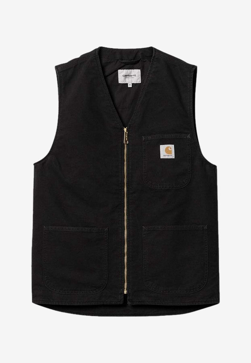 Carhartt Wip Arbor Logo Patch Vest  Black I031521CO/O_CARH-893K