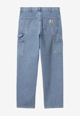 Carhartt Wip Single-Knee Straight-Leg Jeans Blue I032024CO/P_CARH-0112