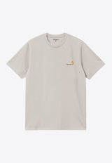 Carhartt Wip American Script Crewneck T-shirt White I032218CO/P_CARH-MOOXX