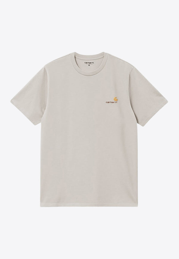 Carhartt Wip American Script Crewneck T-shirt White I032218CO/P_CARH-MOOXX