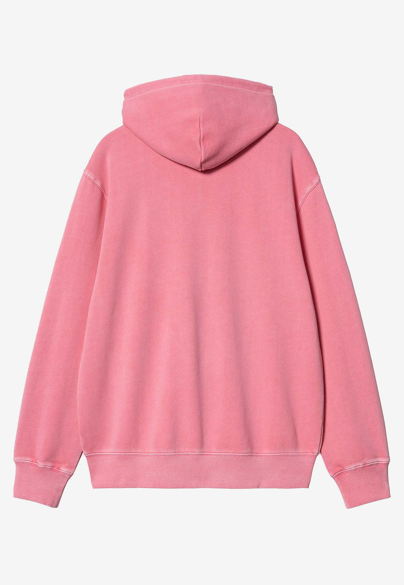 Carhartt Wip Duster Script Zip-Up Hoodie Pink I033619_000_29PGD