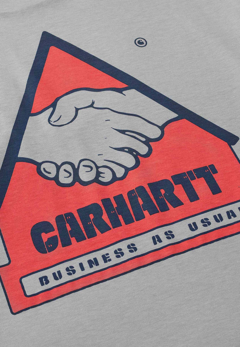 Carhartt Wip Trade Logo T-shirt Gray I033638GREY