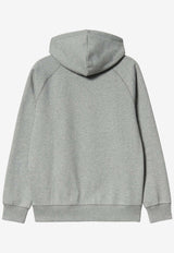 Carhartt Wip Chase Embroidered Logo Hoodie Gray I033661GREY