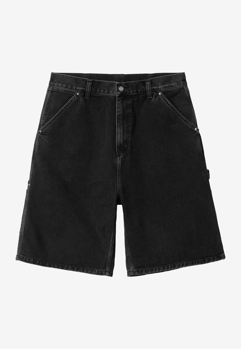 Carhartt Wip Rivet Classic Denim Shorts Black I034319BLACK