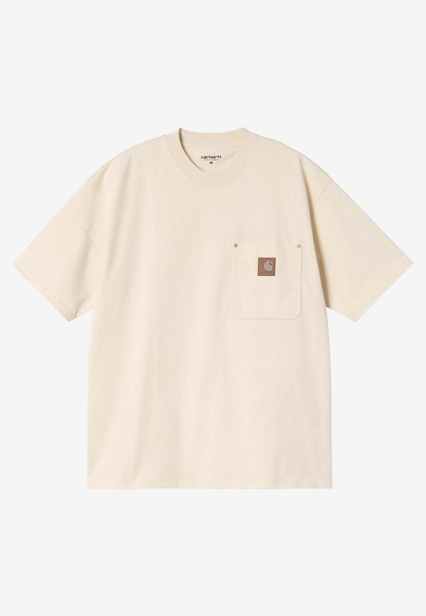 Carhartt Wip Eldon Pocket Logo T-shirt Beige I034365BEIGE