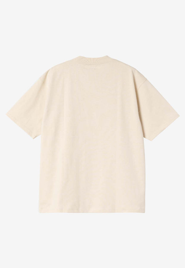 Carhartt Wip Eldon Pocket Logo T-shirt Beige I034365BEIGE