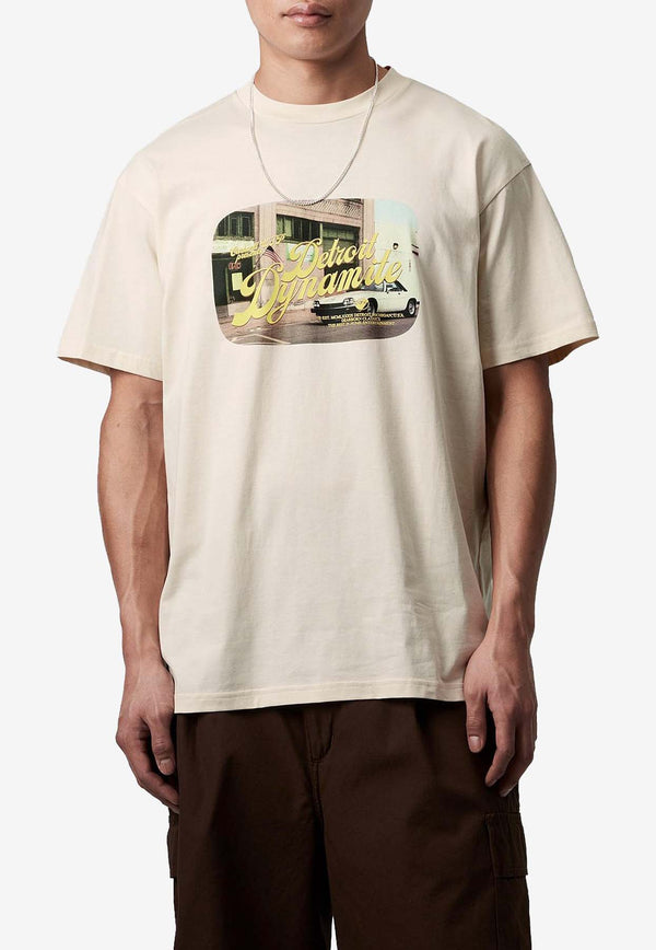 Carhartt Wip Greatest Flicks Print T-shirt Beige I034393BEIGE