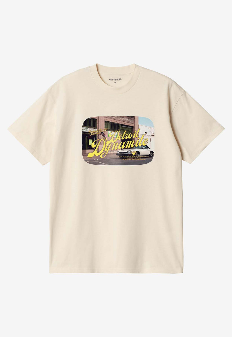 Carhartt Wip Greatest Flicks Print T-shirt Beige I034393BEIGE