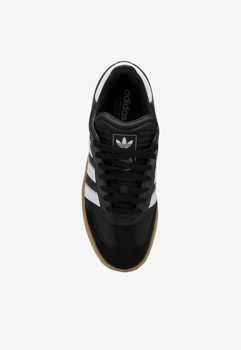 Adidas Originals Samba XLG Leather Low-Top Sneakers Black IE1379LE/P_ADIDS-CF