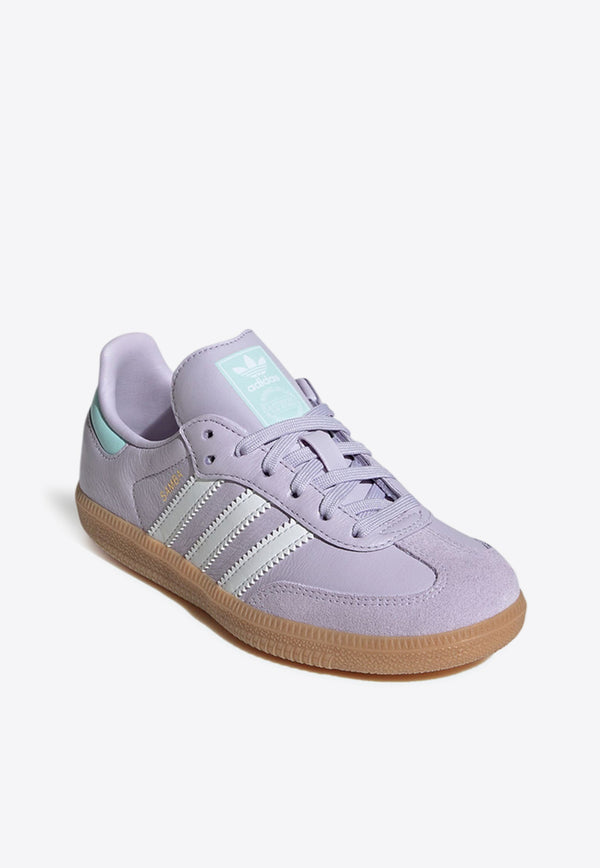 Adidas Originals Girls Samba OG Low-Top Sneakers IE8847PURPLE