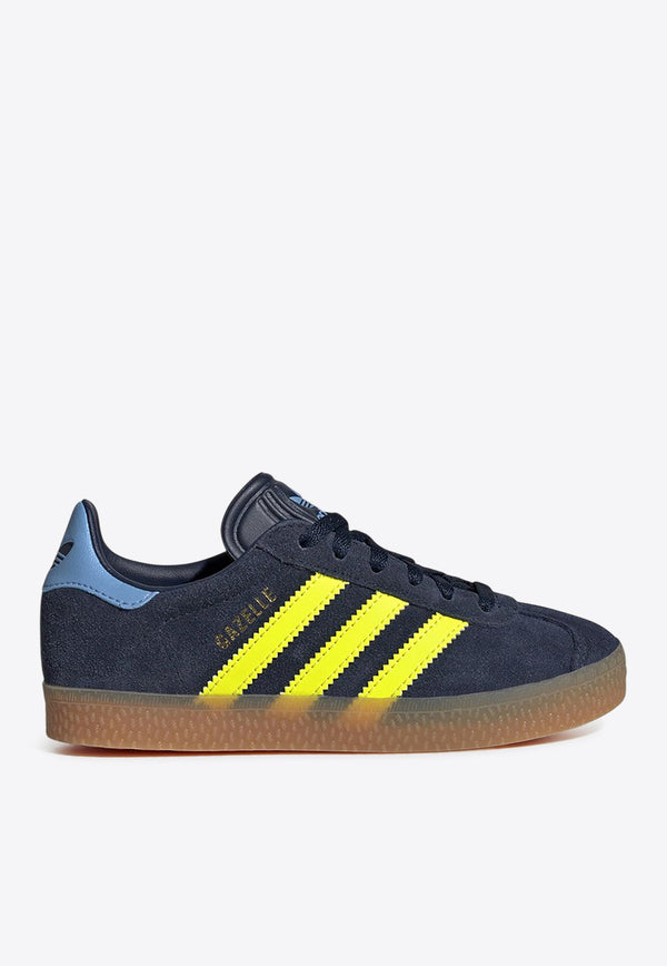 Adidas Kids Girls Gazelle Suede Sneakers Blue IH2794LS/P_ADIDS-ID