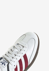 Adidas Originals Samba OG Leather Low-Top Sneakers White IH4881LE/P_ADIDS-CT