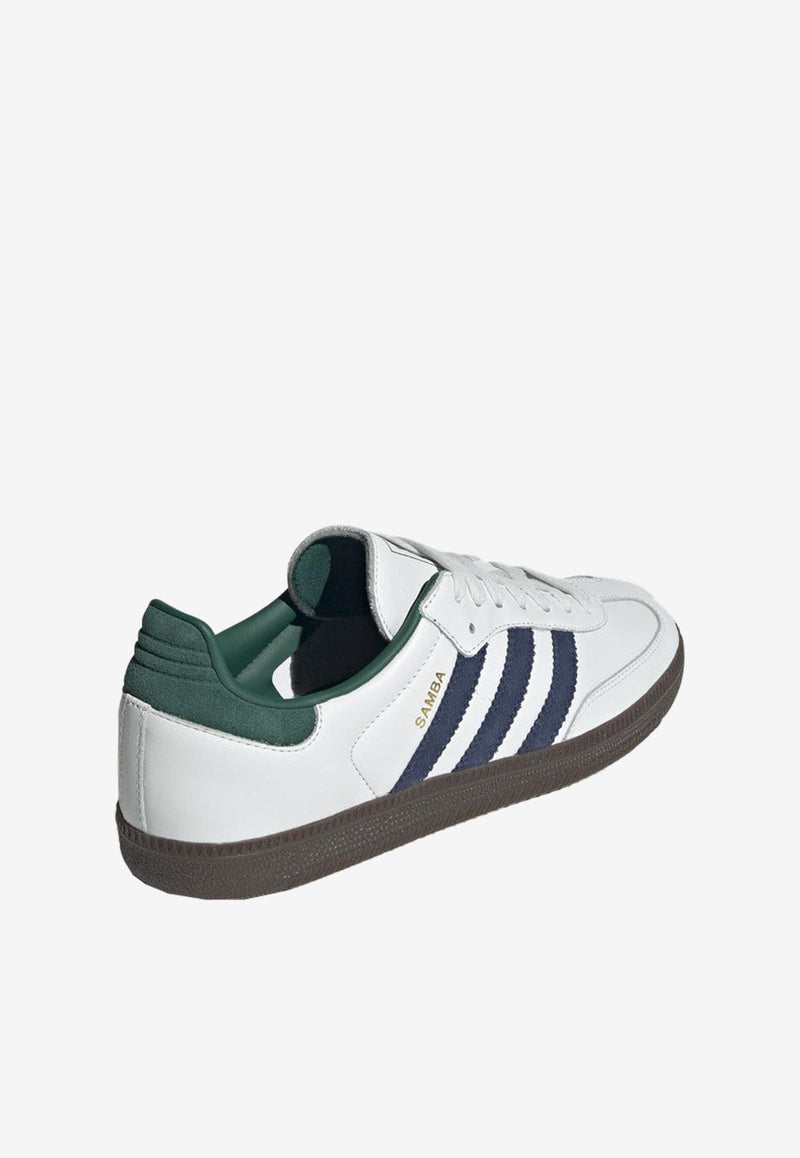 Adidas Originals Samba OG Leather Low-Top Sneakers White IH4882LE/P_ADIDS-BC