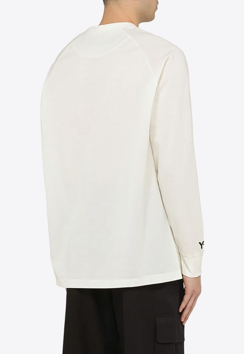 Y-3 Logo-Printed Crewneck Sweatshirt IV5622CO/O_ADIDY-OW