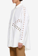 Acler Keeling Oversized Shirt Ivory