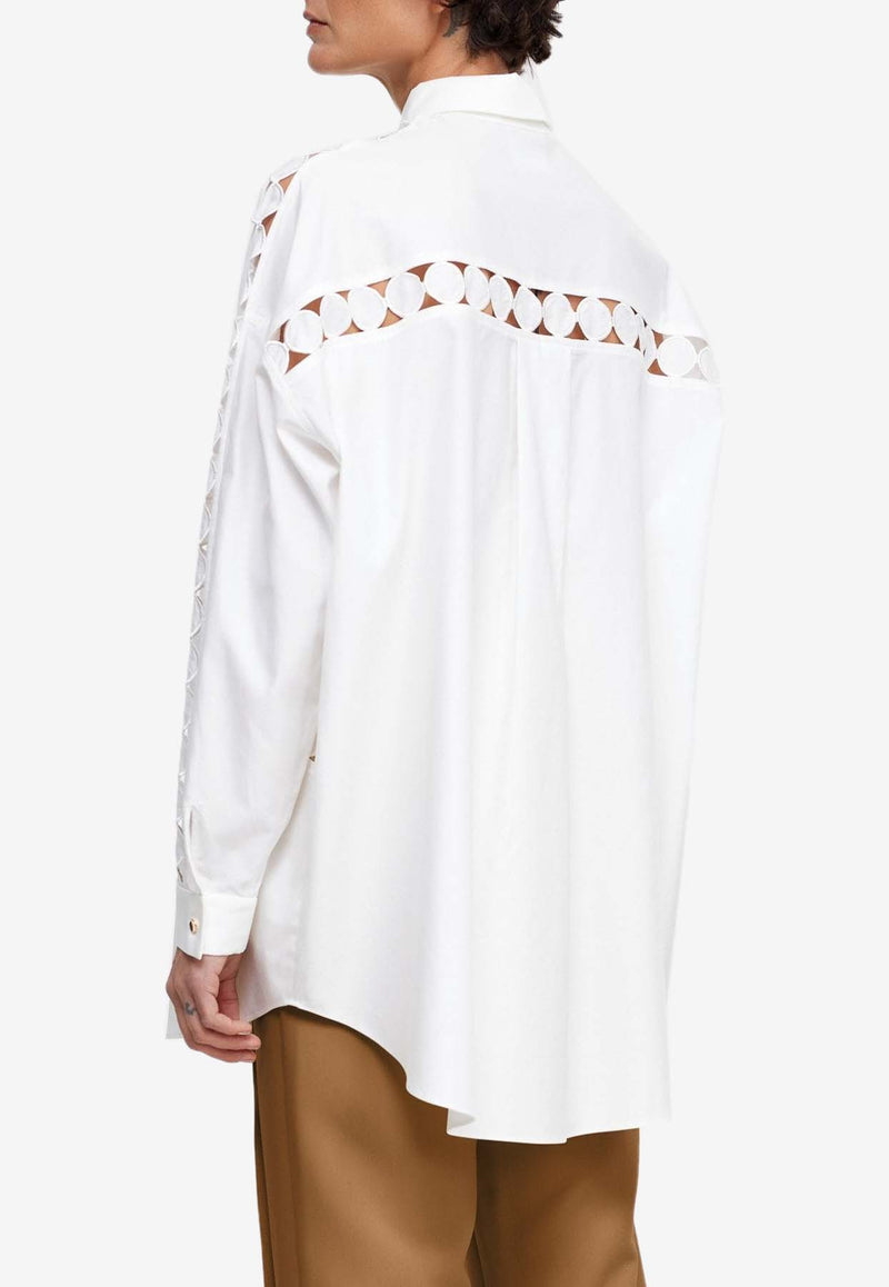 Acler Keeling Oversized Shirt Ivory