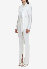 Acler Newland High-Waist Pants Ivory