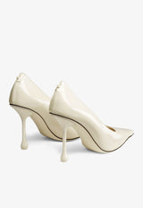 Jimmy Choo Ixia 95 Patent-Leather Pumps IXIA 95 PAT LATTE