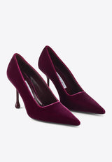 Ixia 95 Velvet Pumps Jimmy Choo IXIA 95 VEL BOYSENBERRY