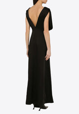 Jil Sander Gathered Sleeveless Maxi Dress J01CT0184J76018/O_JILSA-001